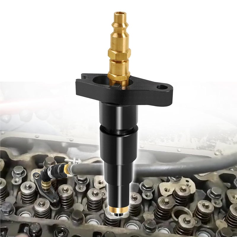 ROUTEKING ‎ 9007A 9007 Compression Test Adapter, Fits for 24V Cummins 1998-1/2 to Current 5.9 6.7 Liter Diesel, Used with J-6692-B Compression Test Gauge - Image 1